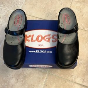 Black Lajolla KLOGS size 10 medium like new condition